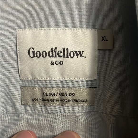 Goodfellow & Co Blue Casual Button Down Shirt - Picture 2 of 2